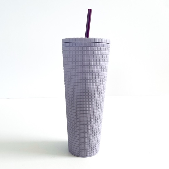Starbucks 24 Oz Tumbler Matte Lavender Purple 2021 Valentine Collection NEW - Picture 5 of 7